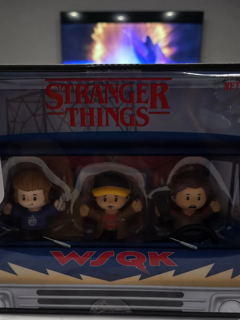 Mattel Stranger Things Figure Set - Blue/Red with Yellow Hat
